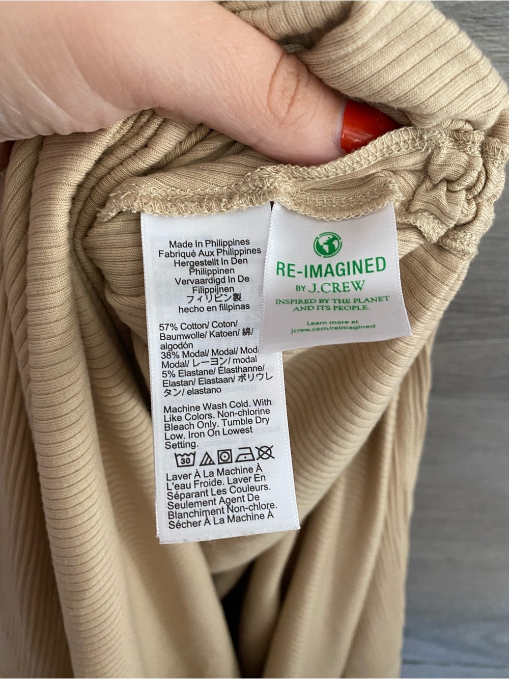 J. Crew Ruched Midi Dress Ribbed Jersey - Picture 5 of 7
